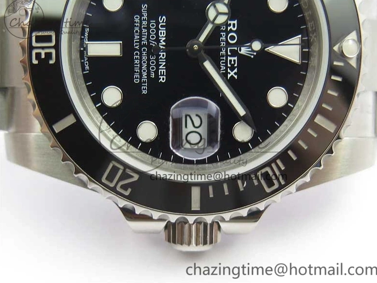 MiroTime 0119 Timeless Submariner 116610 LN Black Ceramic ZZF 904L 1:1 Best Edition on SS Bracelet A 3236